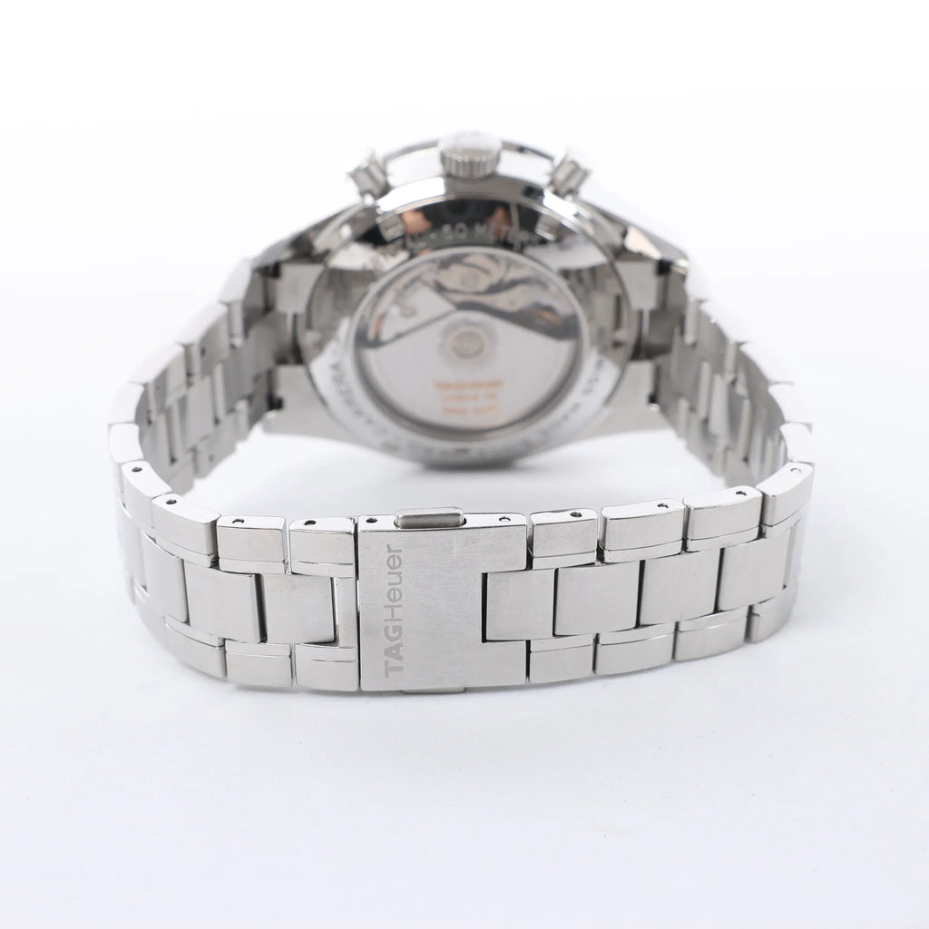 TAG Heuer Carrera CV2010 GL7734 SS AT Watch with Black Dial