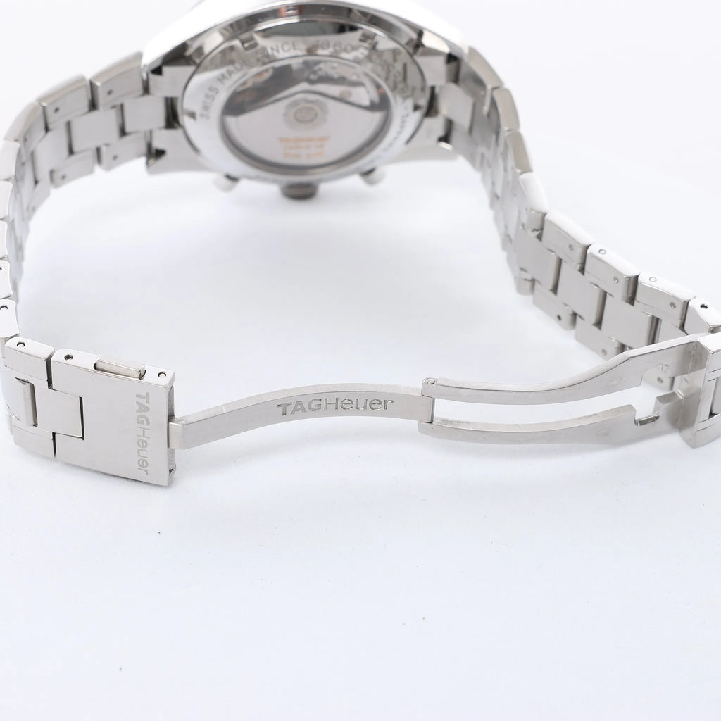 TAG Heuer Carrera CV2010 GL7734 SS AT Watch with Black Dial