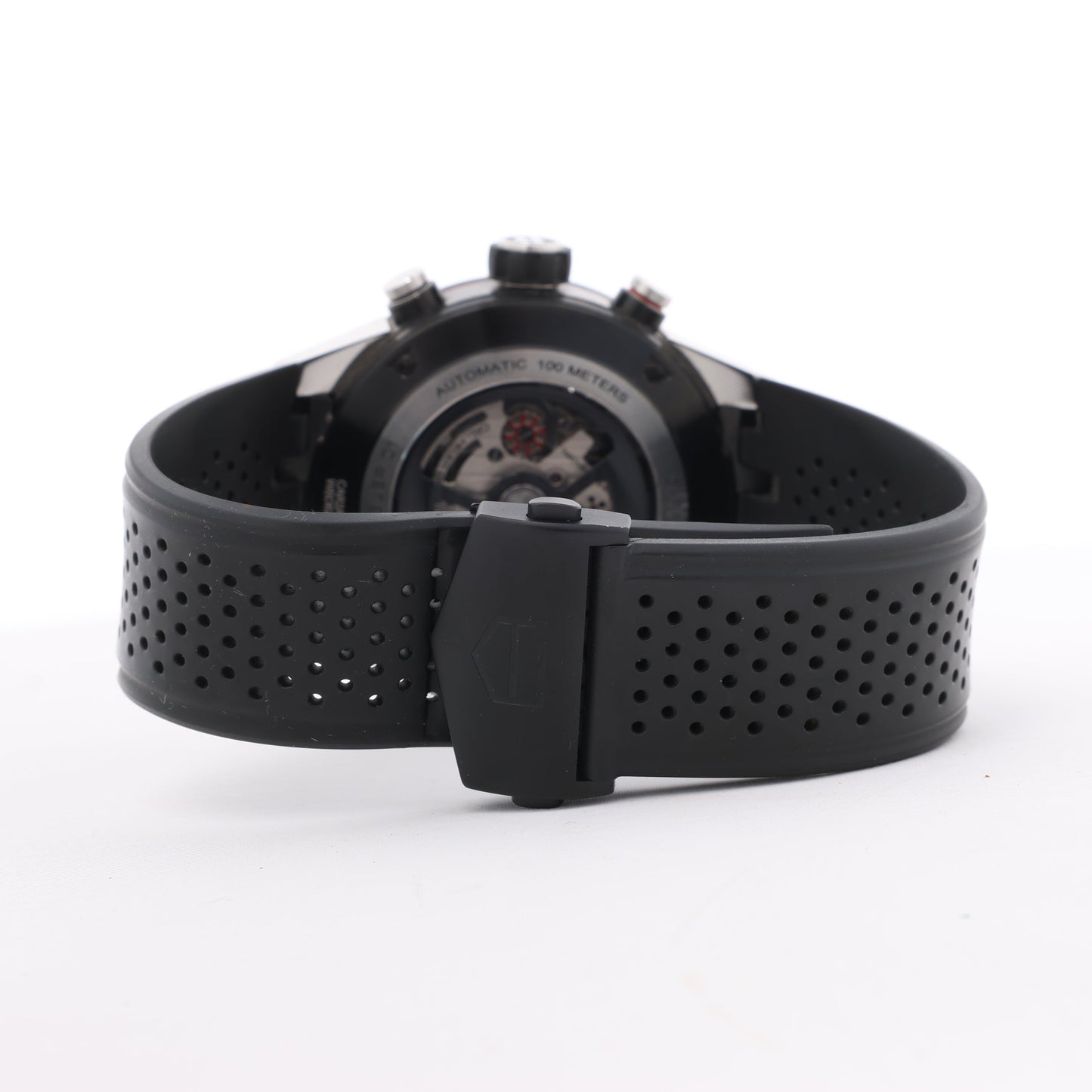 Montre Carrera CALIBRE HEUER 01 CAR2A1Z.FT6044 WBD6279 SS SS &amp; Rubber AT cadran squelette