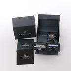 TAG Heuer Carrera Calibre HEUER 01 WZH6827 CAR201W-0 SS & Leather AT Gray-Face