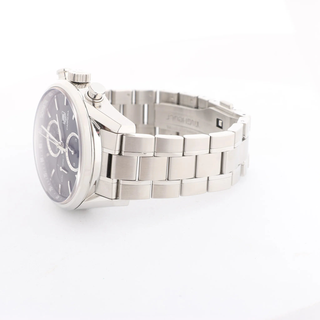 TAG Heuer Carrera CAR2110-4 RUA1917 SS AT Watch with Black Dial