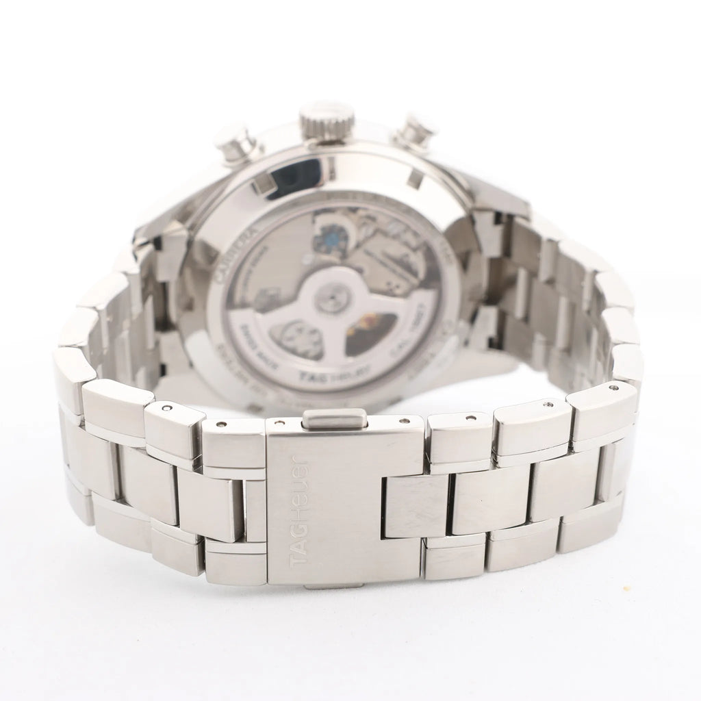 TAG Heuer Carrera CAR2110-4 RUA1917 SS AT Watch with Black Dial