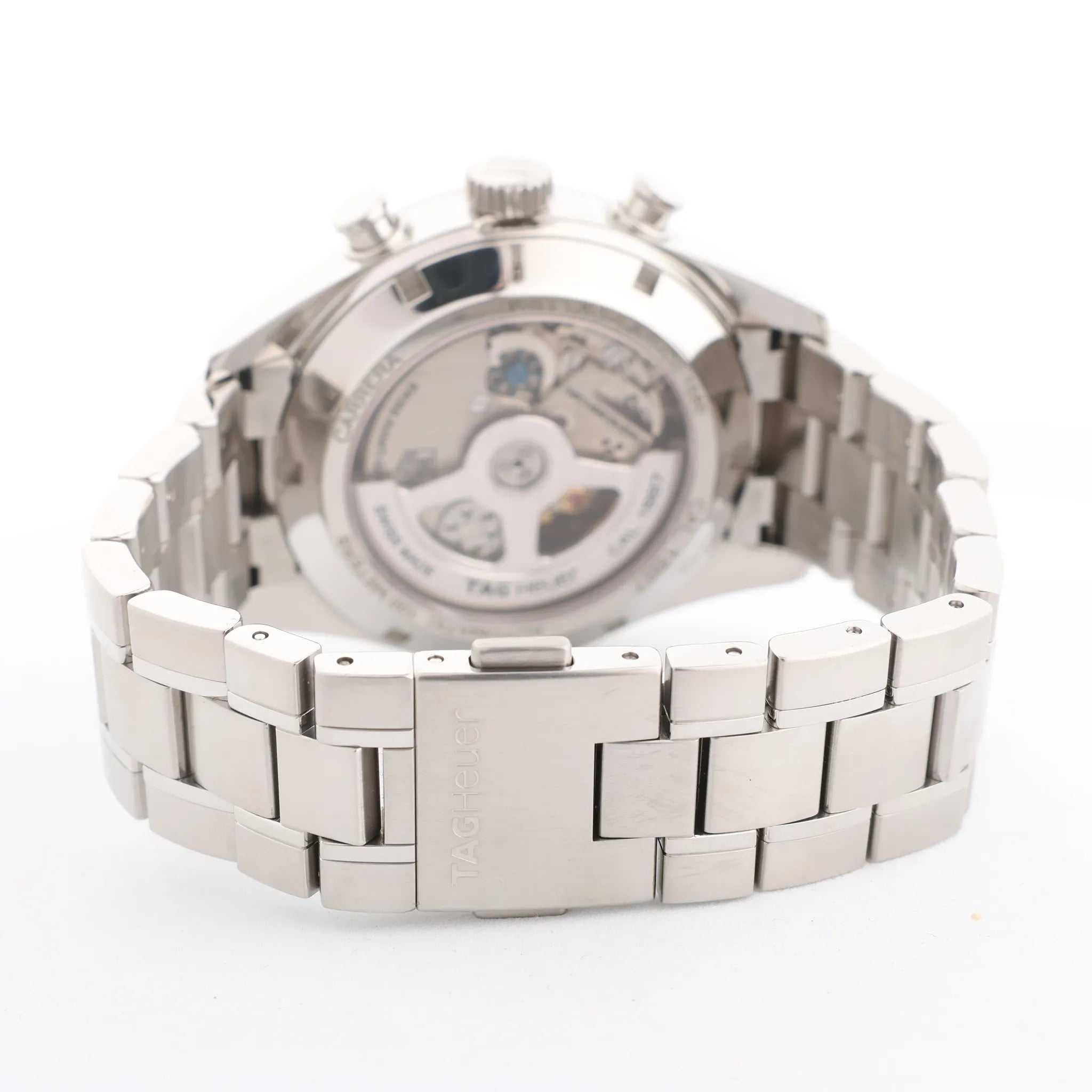 TAG Heuer Carrera CAR2110-4 RUA1917 SS AT Watch with Black Dial
