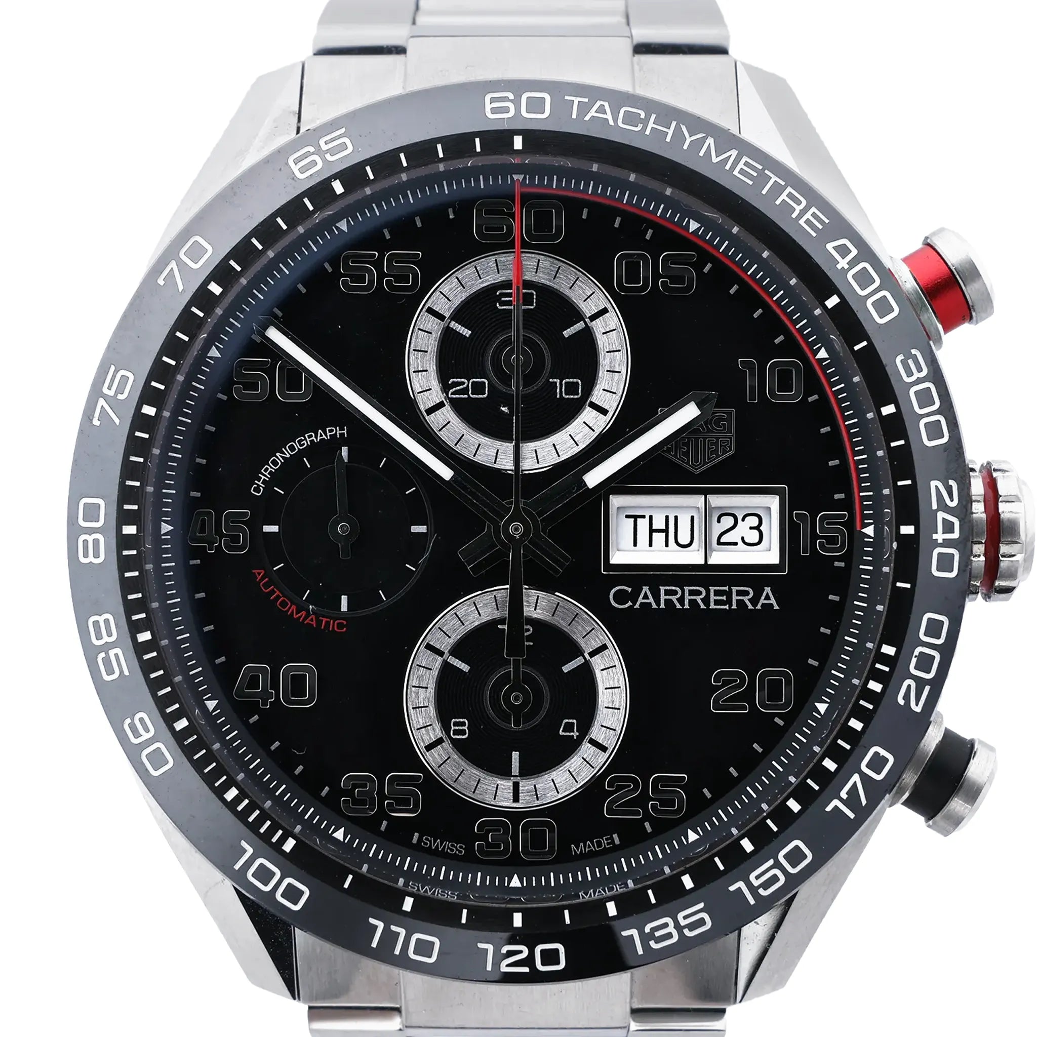 TAG Heuer Carrera CBN2A1AA.BA0643 BRL5610 SS AT Watch with Black Dial