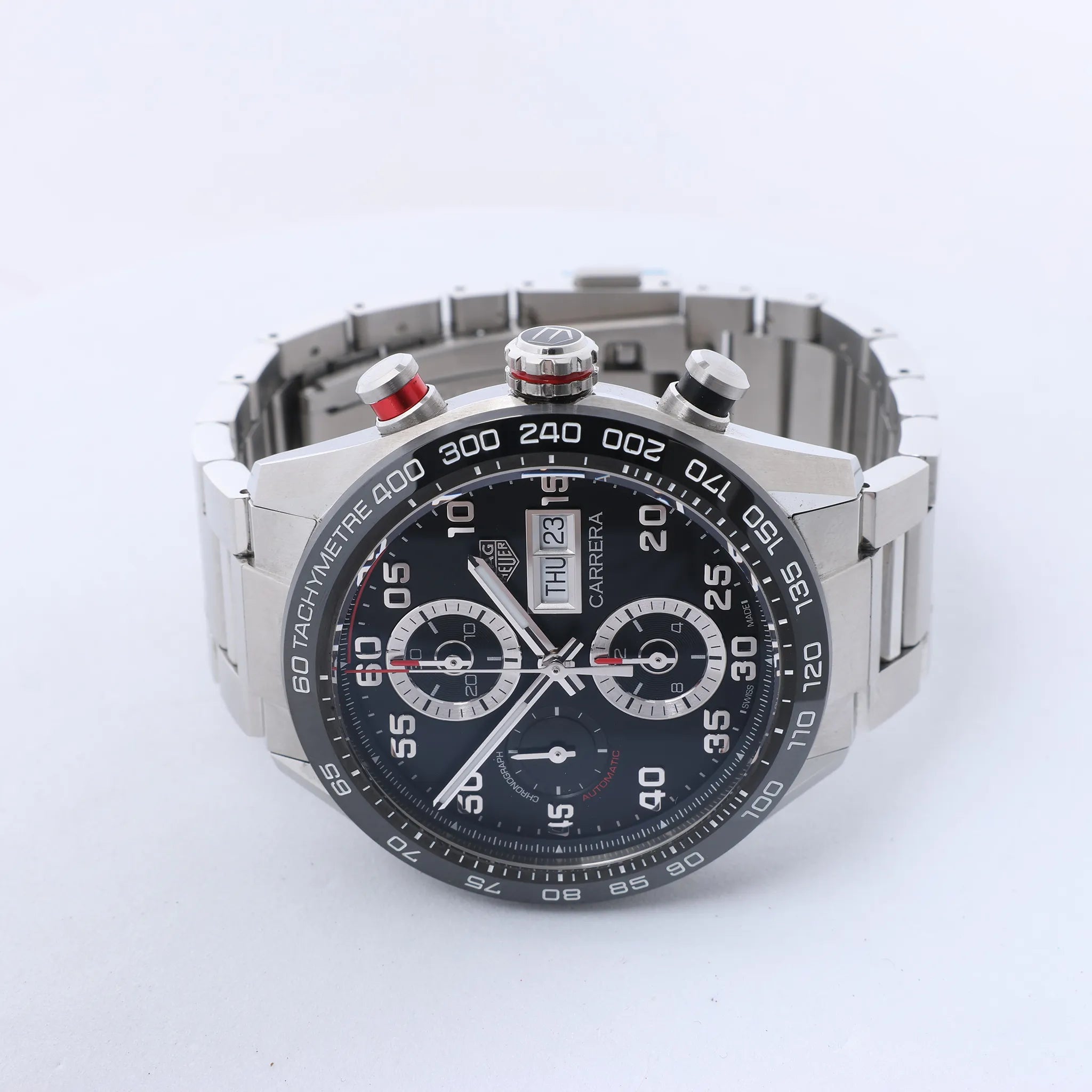 TAG Heuer Carrera CBN2A1AA.BA0643 BRL5610 SS AT Watch with Black Dial