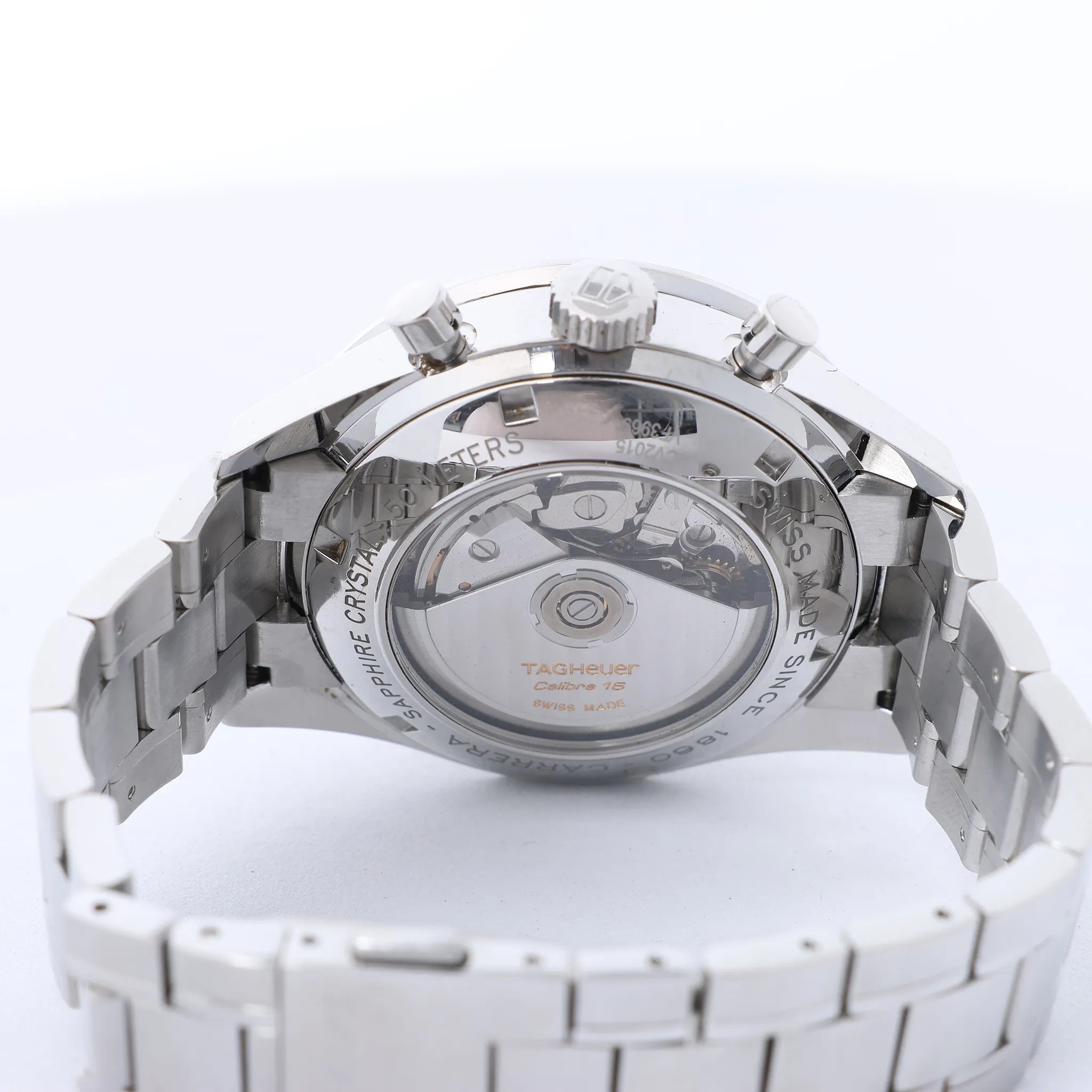 TAG Heuer Carrera CV2015.BA0786 VF3969 SS AT Watch with Blue Dial