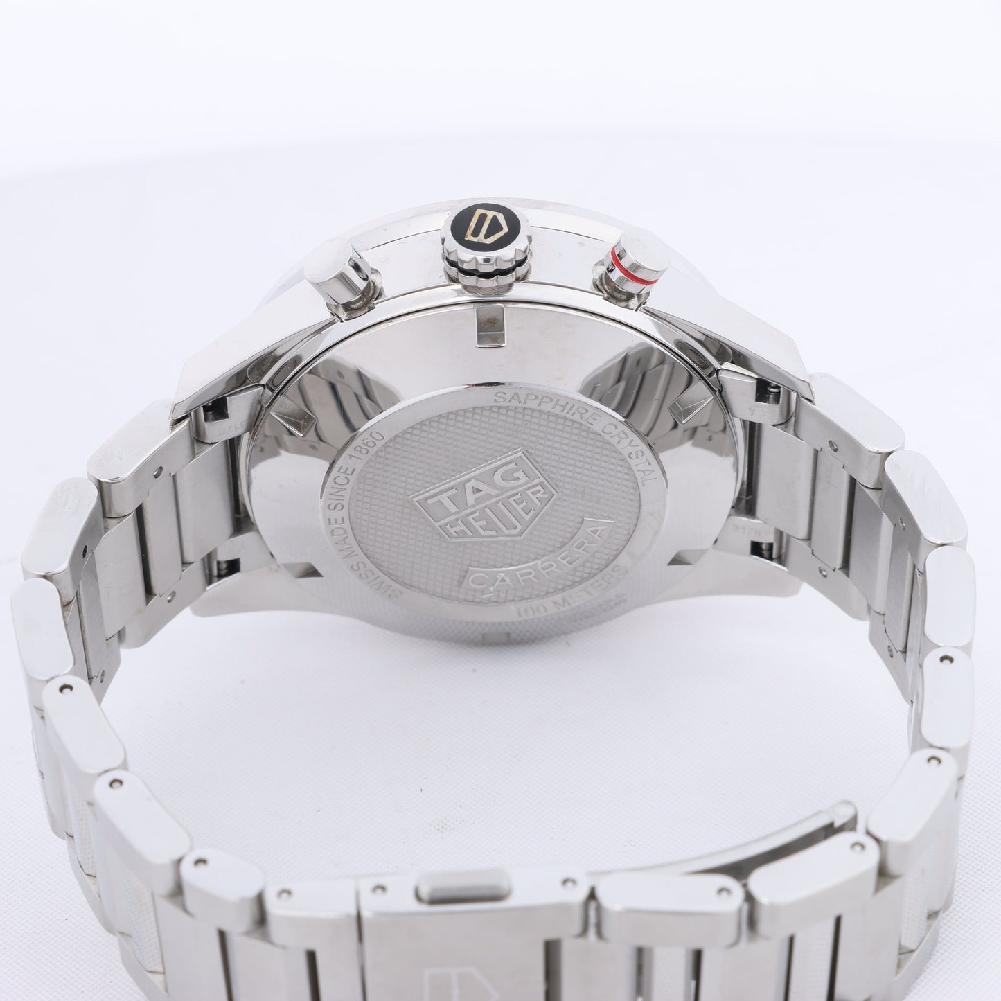 TAG Heuer Carrera CV201AR.BA0715 WAC2249 SS AT Uhr mit blauem Zifferblatt