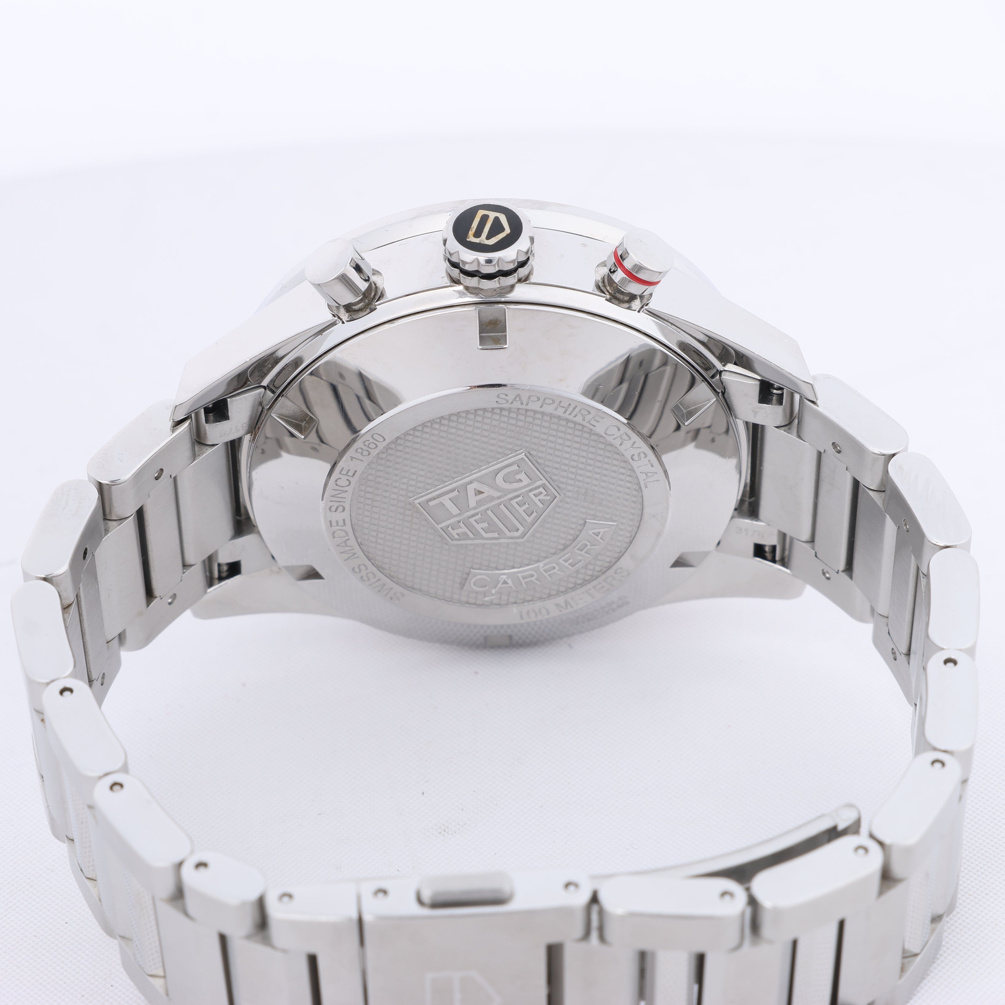 TAG Heuer Carrera CV201AR.BA0715 WAC2249 SS AT Blue-Face Watch
