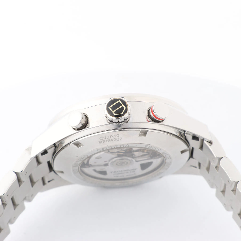 TAG Heuer Carrera Calibre 16 CV2A10.BA0796 RPM4267 SS AT Watch with Black Dial