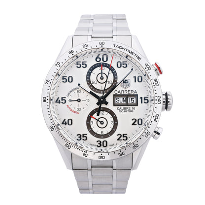 TAG Heuer Carrera CV2A11 RAZ3731 SS AT Silver-Face Watch