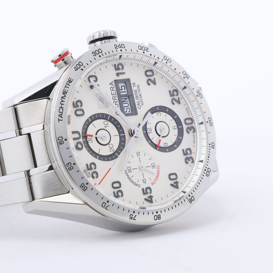 Montre TAG Heuer Carrera CV2A11 RAZ3731 SS AT à cadran argenté