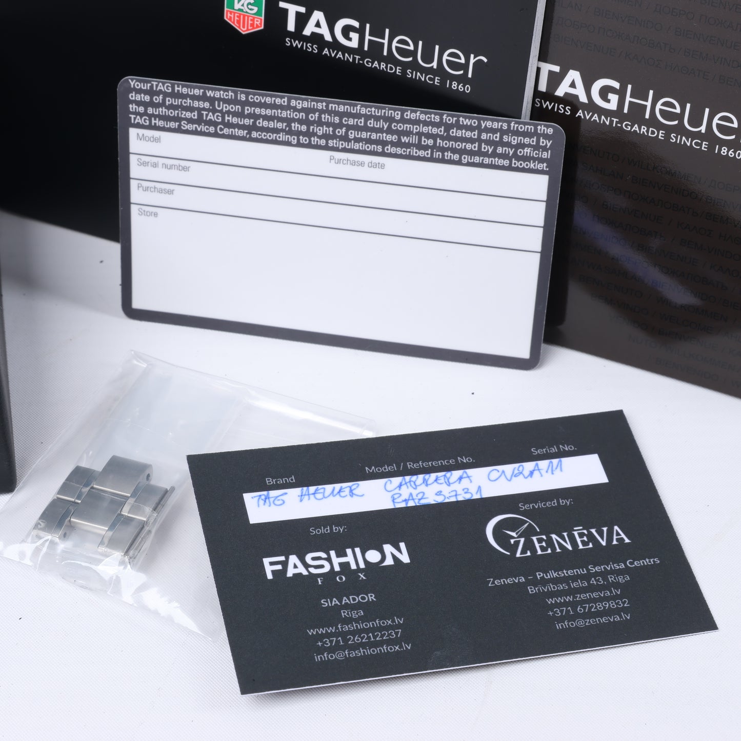 TAG Heuer Carrera CV2A11 RAZ3731 SS AT Silver-Face Watch