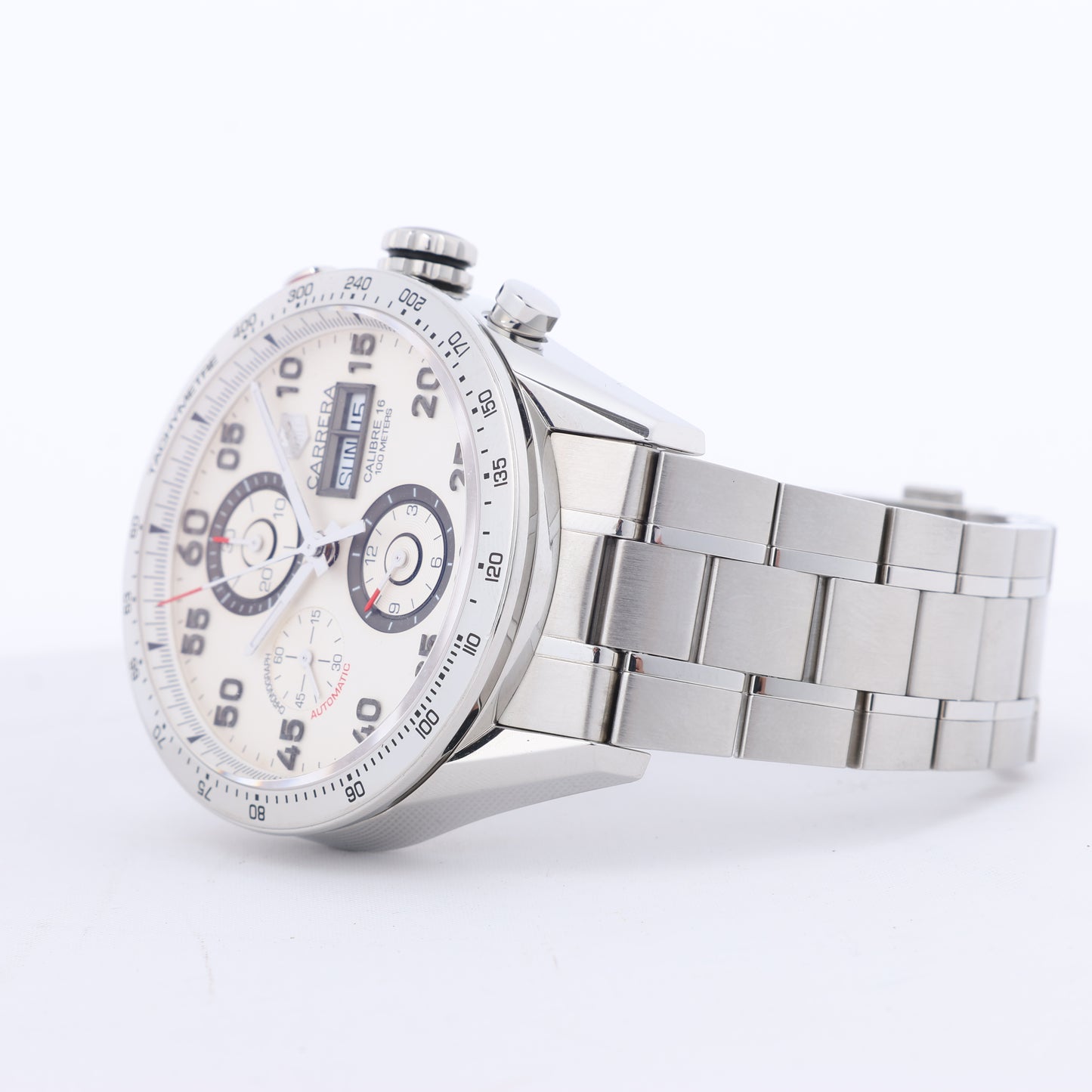 TAG Heuer Carrera CV2A11 RAZ3731 SS AT Silver-Face Watch