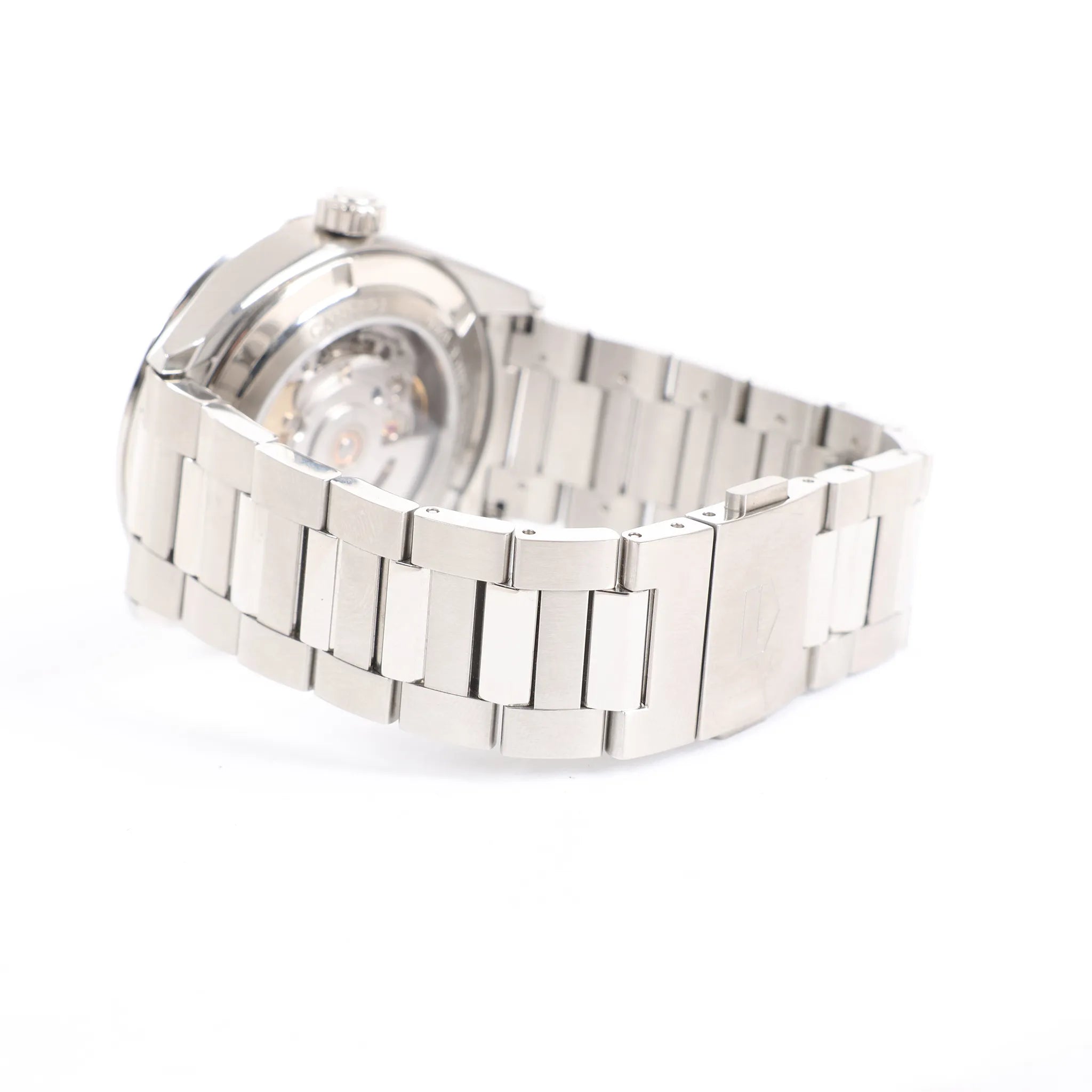 TAG Heuer Carrera Calibre 5  WBN2110 BEG0987 SS AT Watch with Black Dial