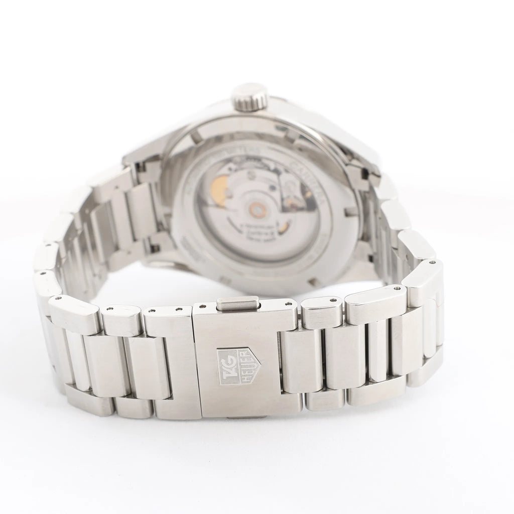 TAG Heuer Carrera Calibre 5 WAR201C-1 WMF4244 SS AT Watch with Black Dial