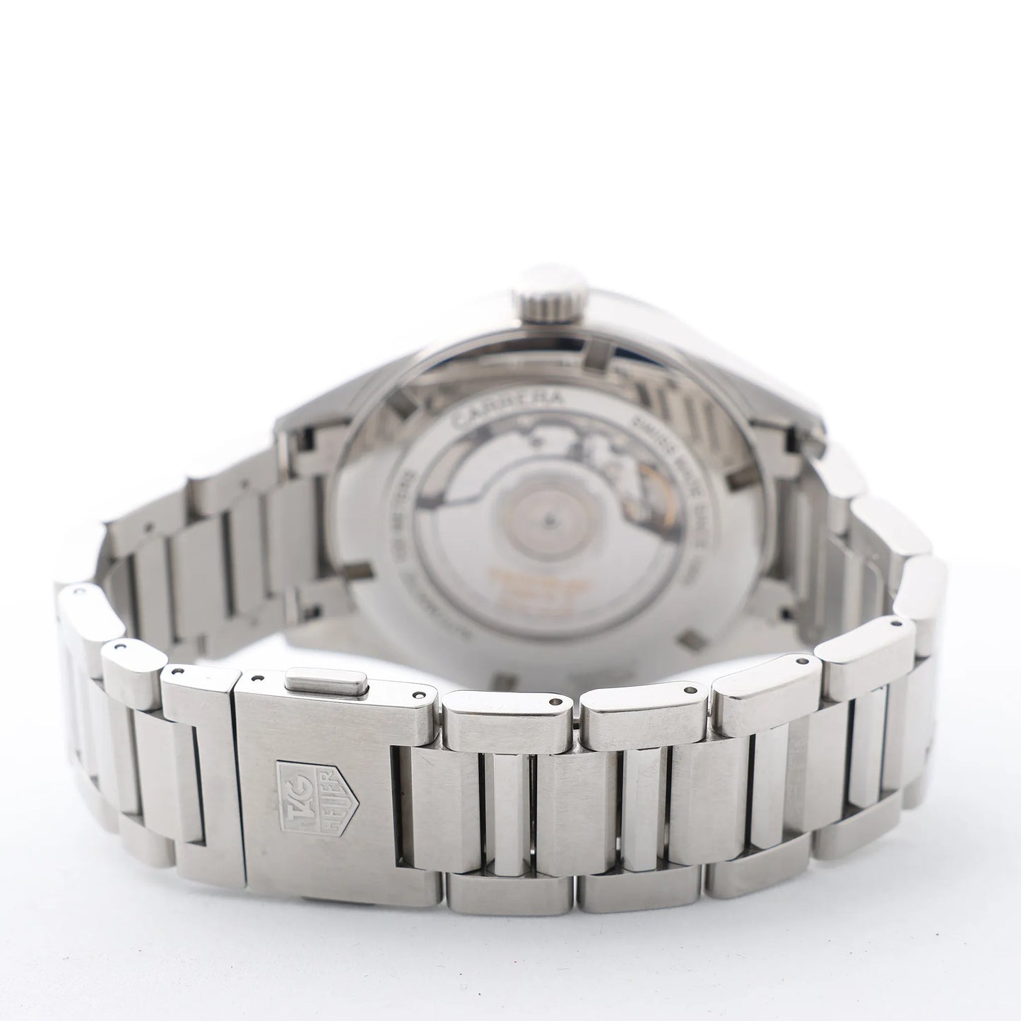 TAG Heuer Carrera Calibre 7 Twin Time WAR2011.BA0723 WEC0228 SS AT Silbernes Zifferblatt