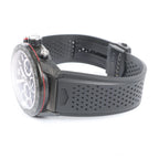 TAG Heuer Carrera Calibre Heuer 02 CBG2A91.FT6173 RTS7665 Carbon SS & Rubber AT Watch with Black Skeleton Dial