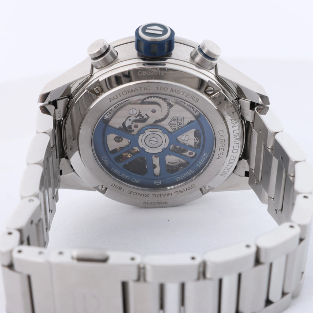 TAG Heuer Carrera Heuer 02 CBG2019 WMJ3919 SS AT Skeleton Black Dial Watch