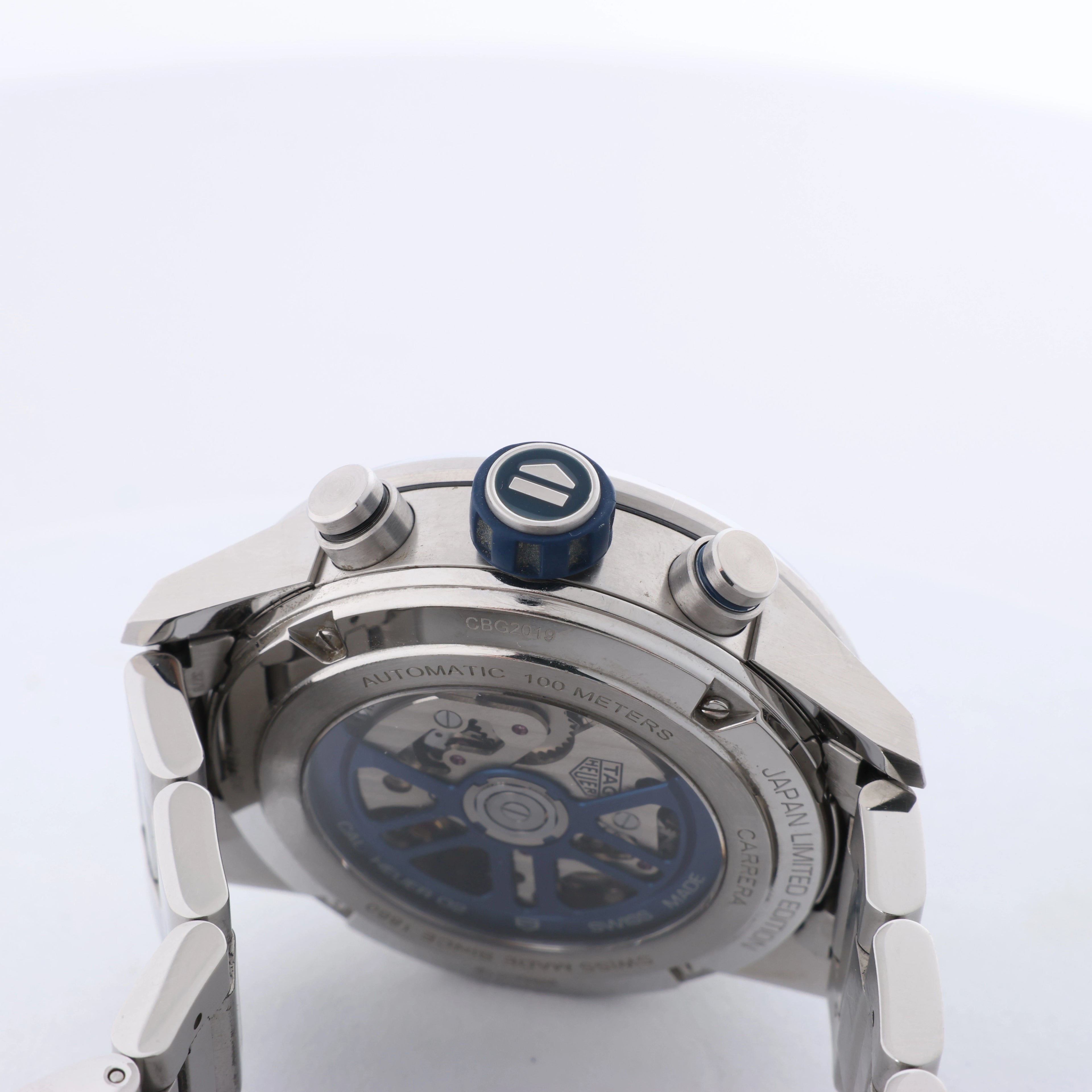 TAG Heuer Carrera Heuer 02 CBG2019 WMJ3919 SS AT Skeleton Black Dial Watch