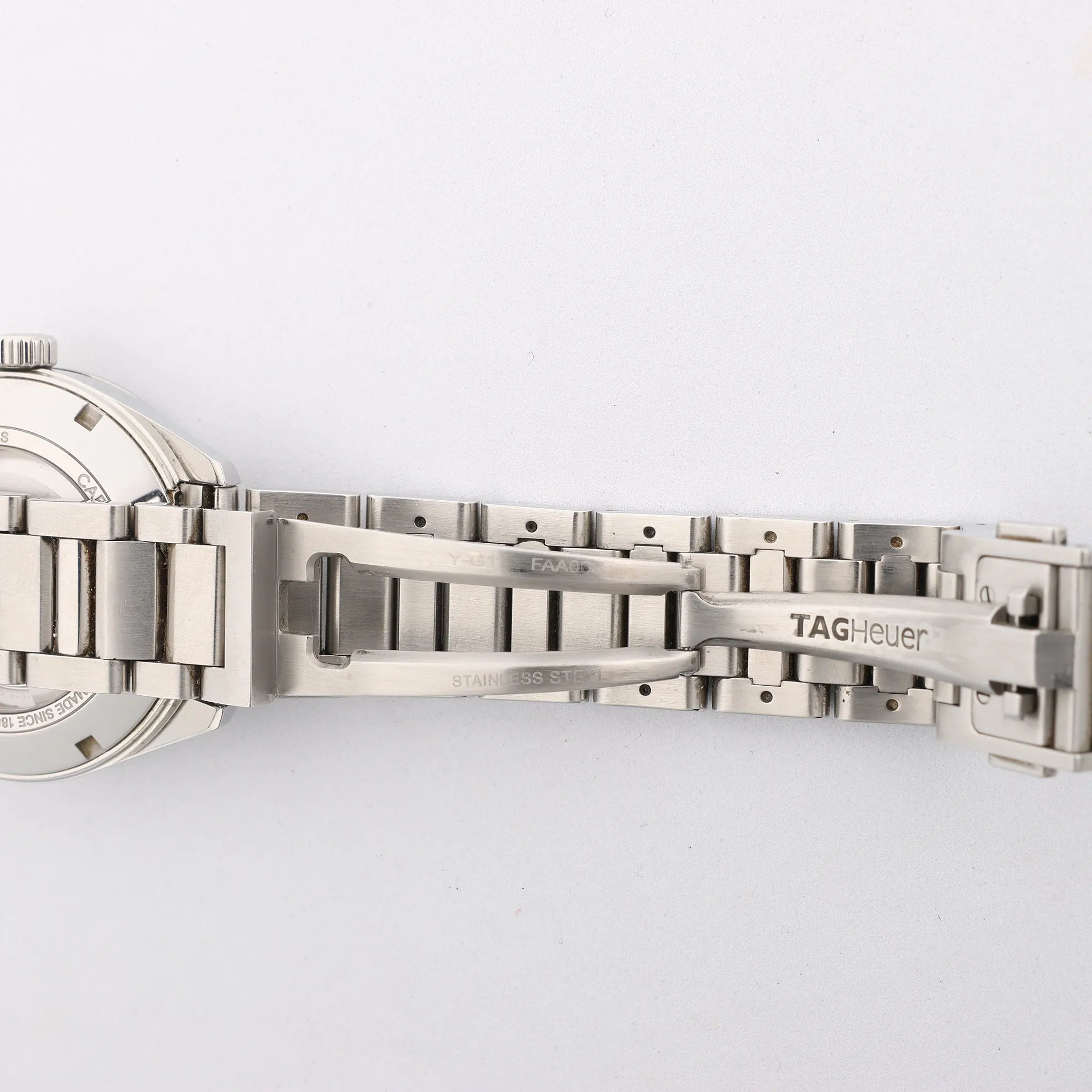 TAG Heuer Carrera WAR211C.BA0782 WEX0802 SS AT Watch with Gray Dial