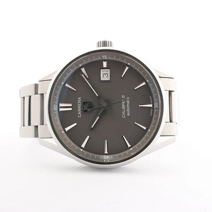 TAG Heuer Carrera WAR211C.BA0782 WEX0802 SS AT Watch with Gray Dial