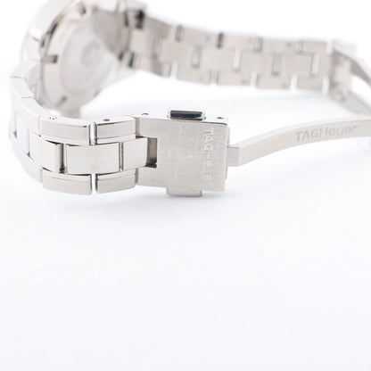 TAG Heuer Carrera WV1410 RUP0239 SS QZ Uhr mit schwarzem Zifferblatt