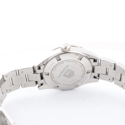 TAG Heuer Carrera WV1410 RUP0239 SS QZ Uhr mit schwarzem Zifferblatt