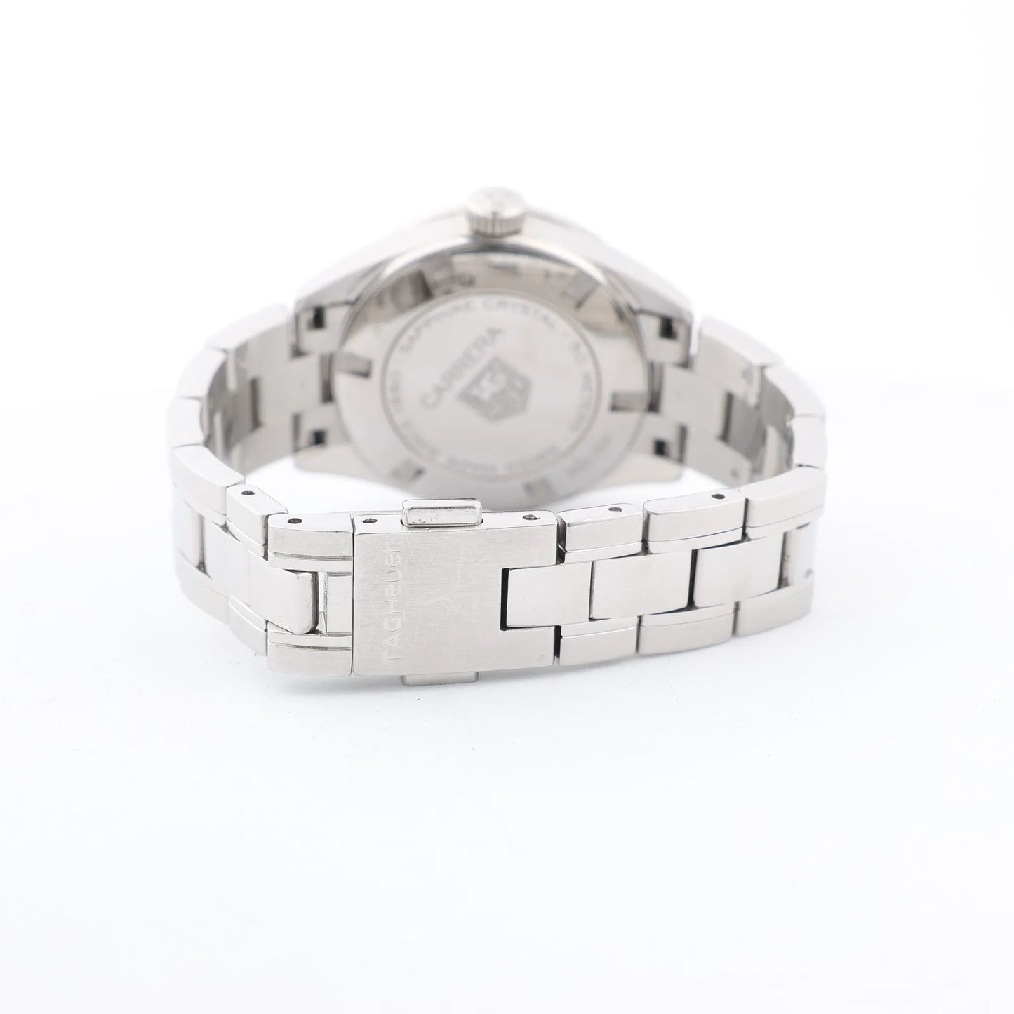 TAG Heuer Carrera WV1410 RUP0239 SS QZ Uhr mit schwarzem Zifferblatt