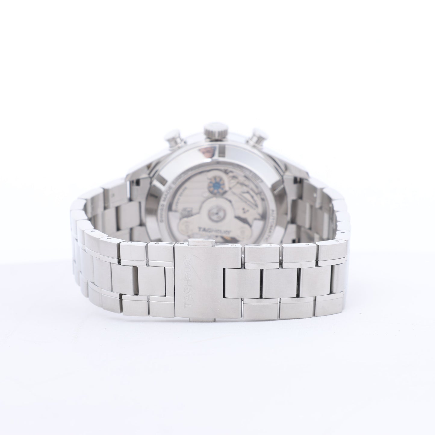 TAG Heuer Carrera Calibre 1887 Chronograph CAR2110.BA0720 RPR0632 SS AT Black Dial Watch