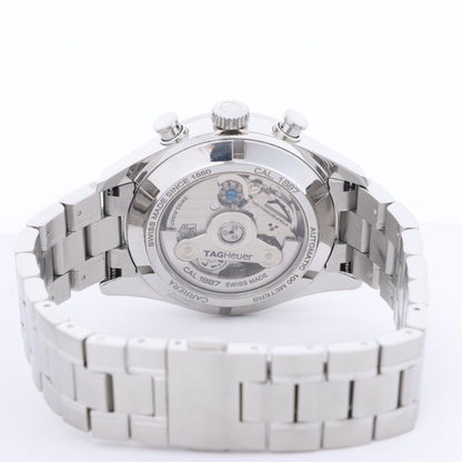 TAG Heuer Carrera Calibre 1887 Chronograph CAR2110.BA0720 RPR0632 SS AT Black Dial Watch