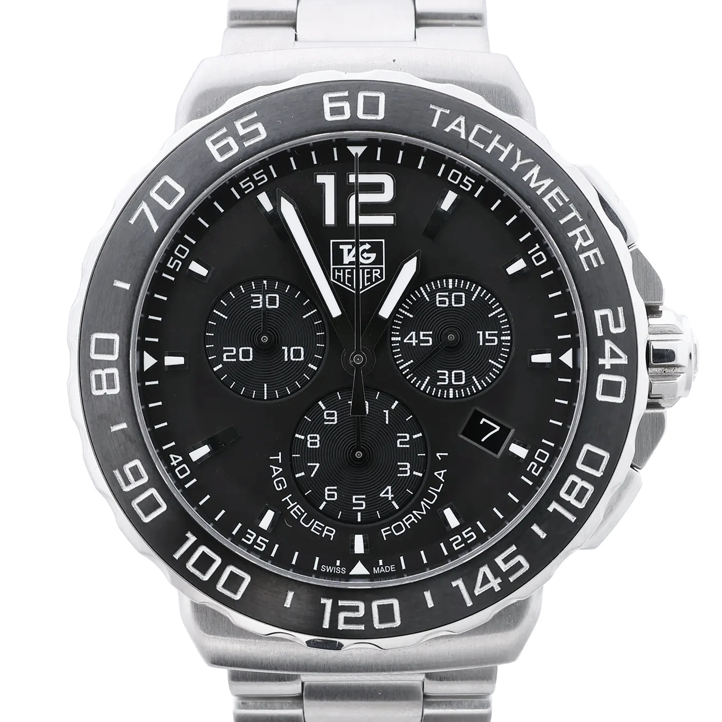 TAG Heuer Formula 1 CAU1115 EAH5110 SS QZ Watch with Gray Dial