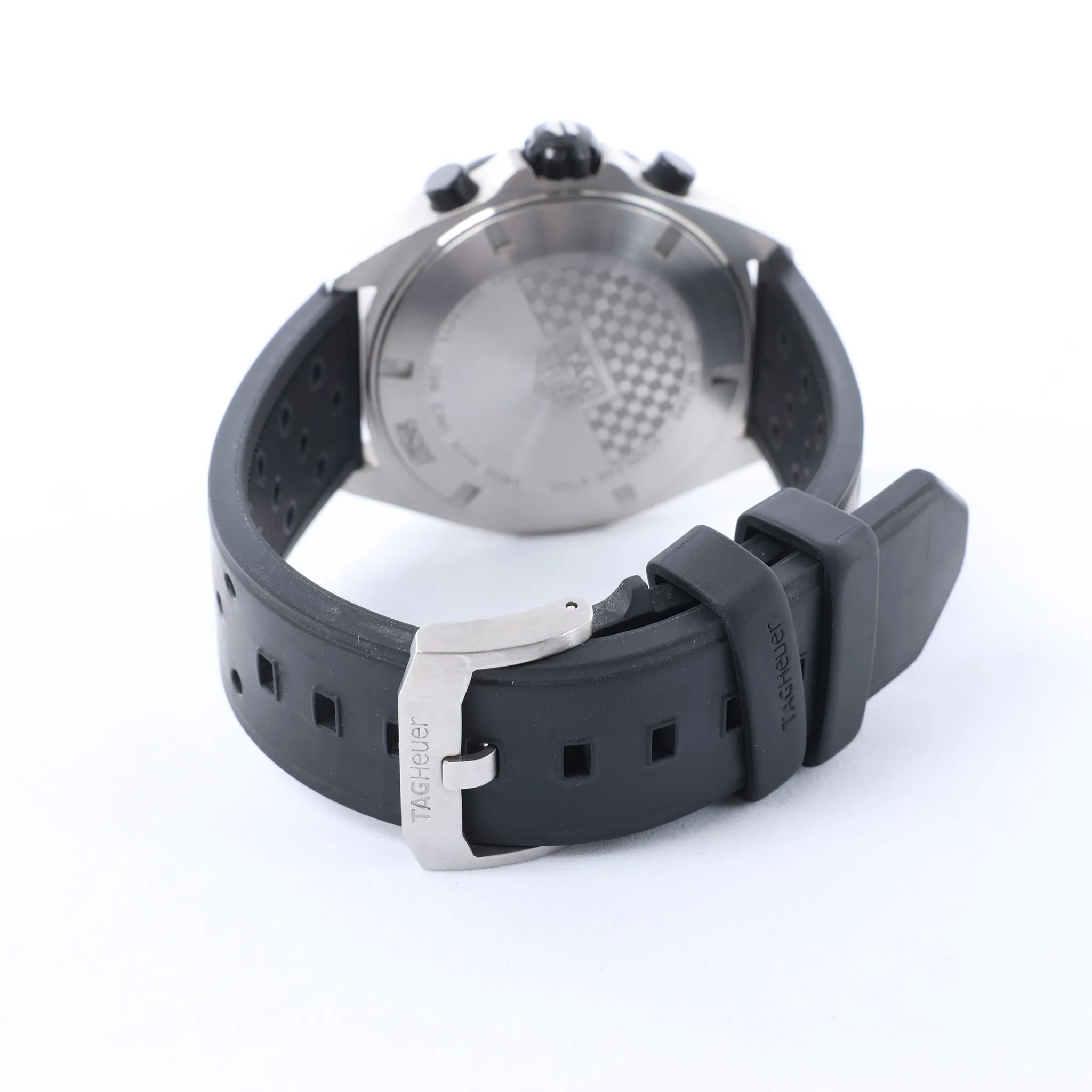 TAG Heuer Formula 1 CAZ1010 RTZ0821 SS x Rubber QZ Watch with Black Dial