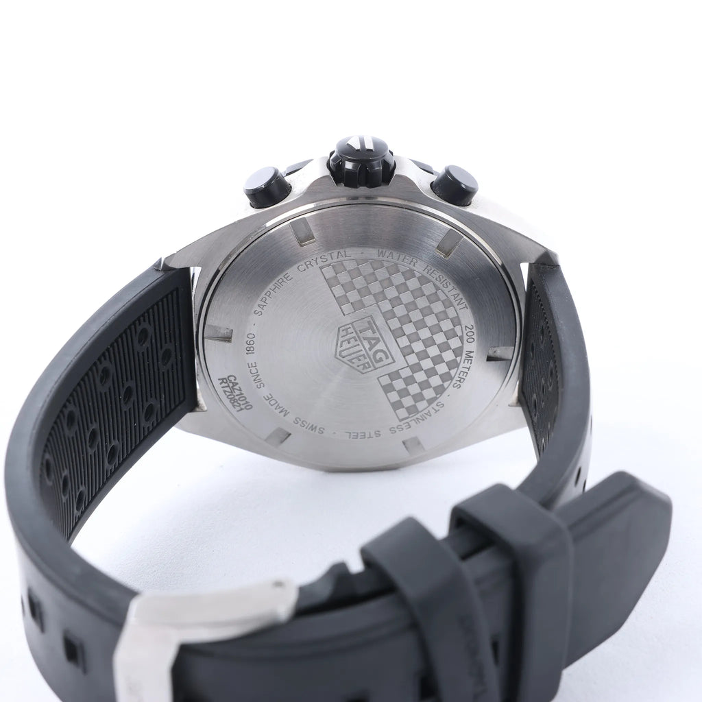 TAG Heuer Formula 1 CAZ1010 RTZ0821 SS x Rubber QZ Watch with Black Dial