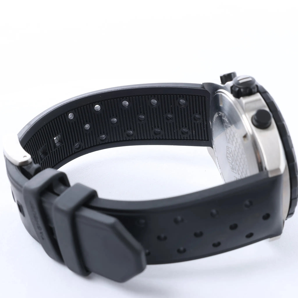 TAG Heuer Formula 1 CAZ1010 RTZ0821 SS x Rubber QZ Watch with Black Dial