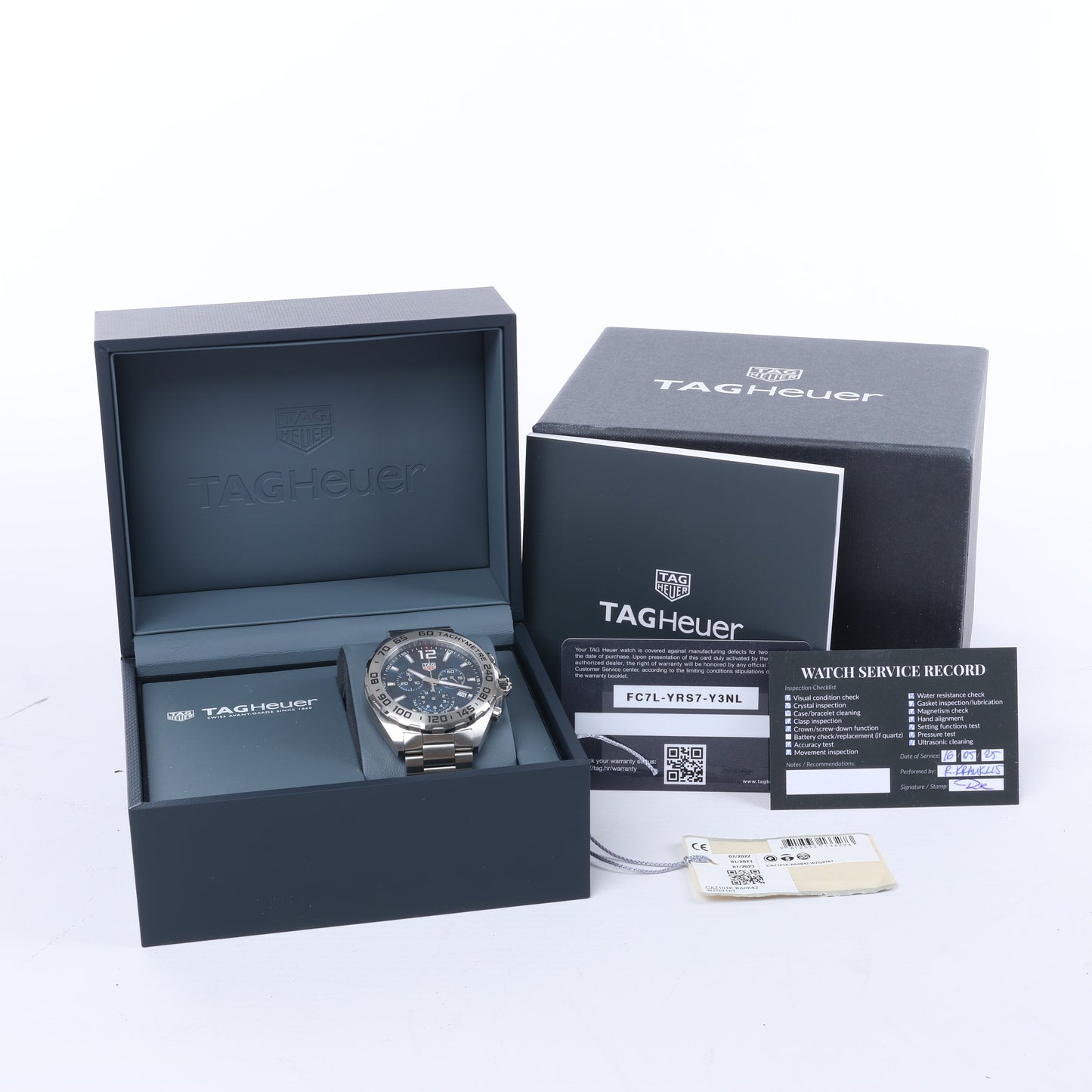 TAG Heuer Formula 1 CAZ101K WZG9167 SS QZ Uhr mit blauem Zifferblatt