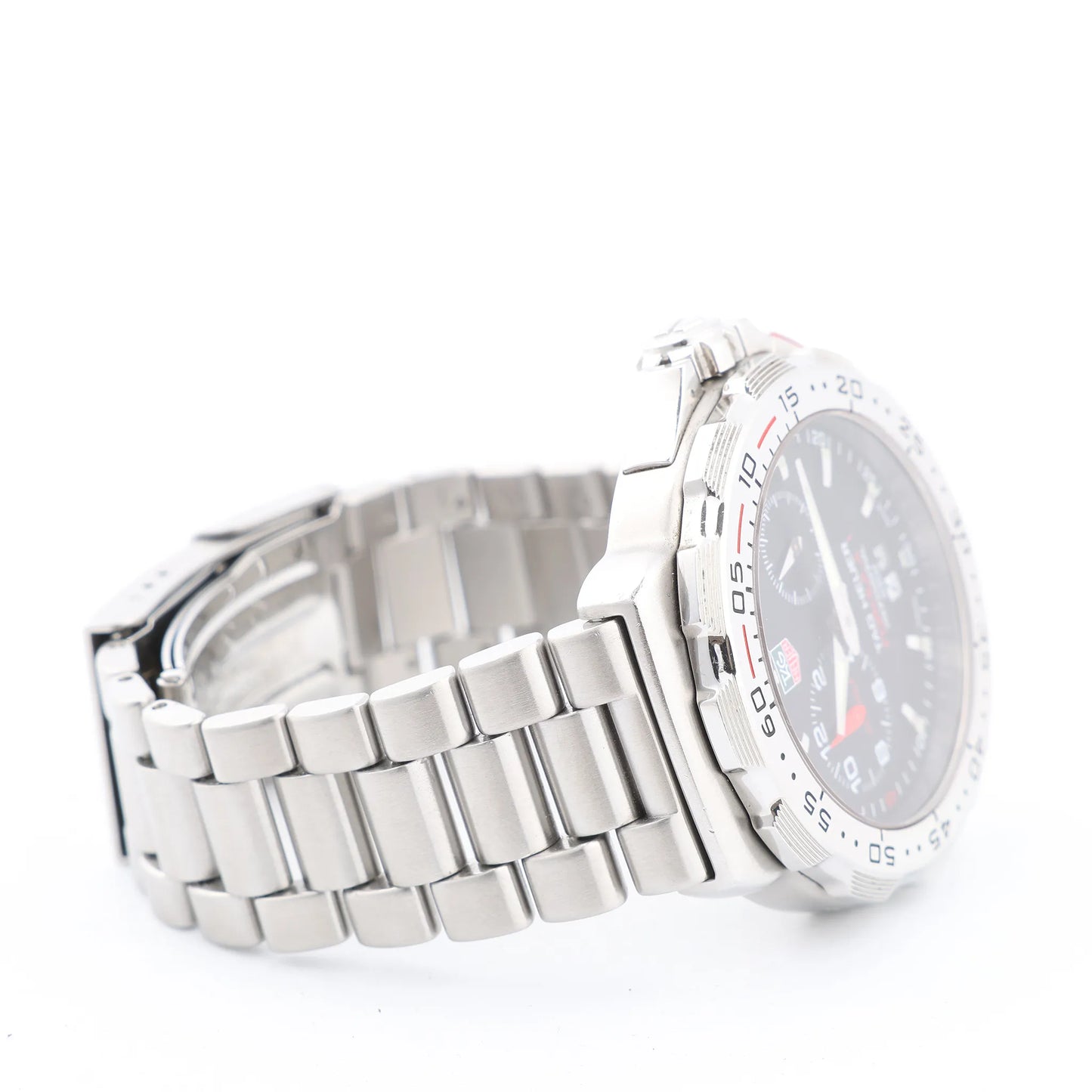 TAG Heuer Formula 1 WAH111C RPN7452 SS QZ Uhr mit schwarzem Zifferblatt