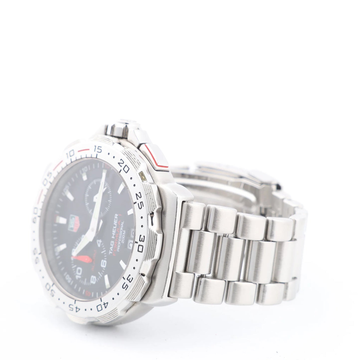 TAG Heuer Formula 1 WAH111C RPN7452 SS QZ Uhr mit schwarzem Zifferblatt