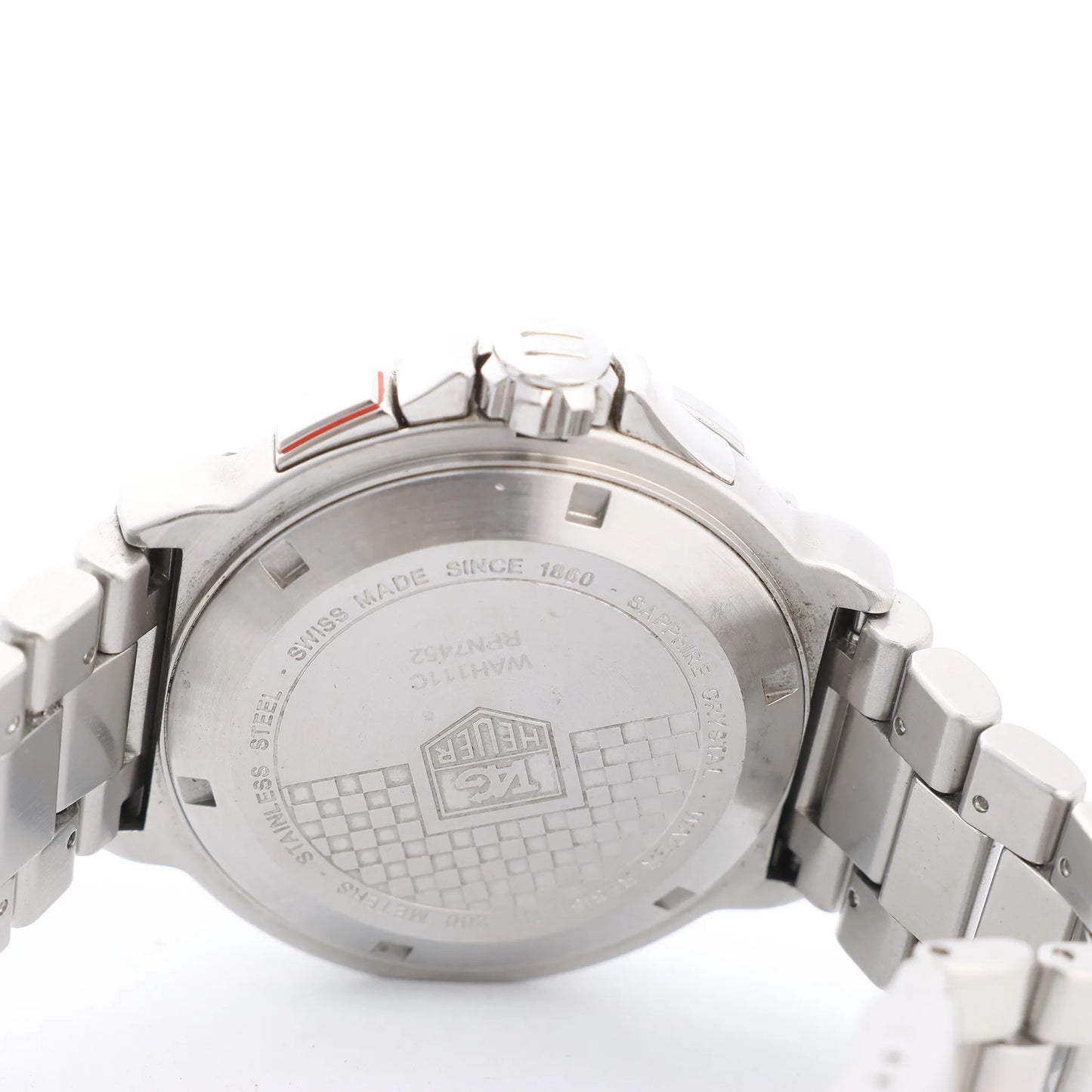 TAG Heuer Formula 1 WAH111C RPN7452 SS QZ Uhr mit schwarzem Zifferblatt