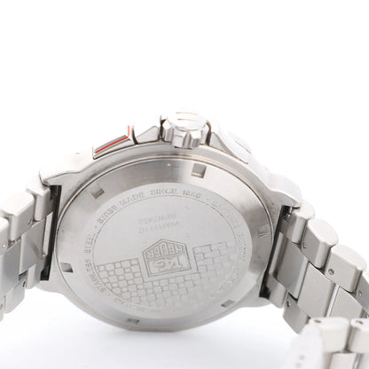TAG Heuer Formula 1 WAH111C RPN7452 SS QZ Uhr mit schwarzem Zifferblatt
