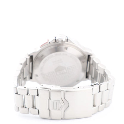 TAG Heuer Formula 1 WAH111C RPN7452 SS QZ Uhr mit schwarzem Zifferblatt