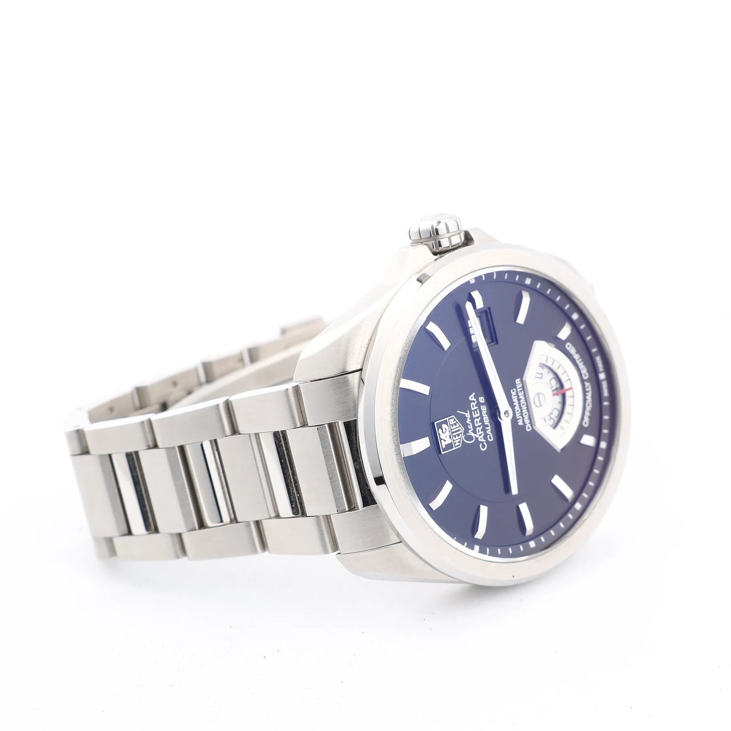 TAG Heuer Grand Carrera WAV511A.BA0900 SS AT Black Dial Watch