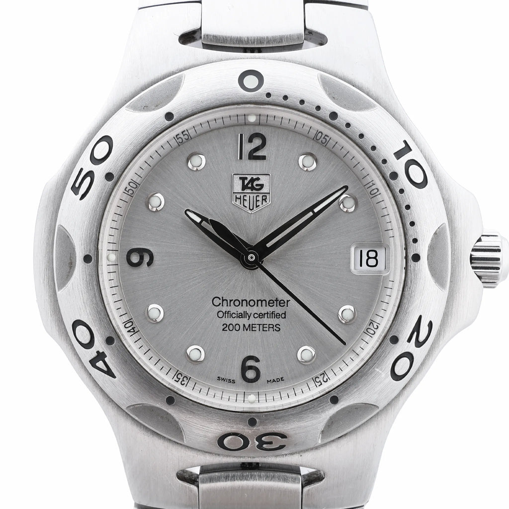 Reloj TAG Heuer Carrera Calibre 7 Twin time WAR2011.BA0723 WEC0228 SS AT con esfera plateada