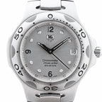 Reloj TAG Heuer Carrera Calibre 7 Twin time WAR2011.BA0723 WEC0228 SS AT con esfera plateada