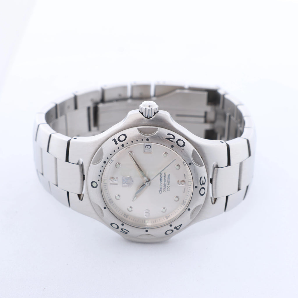 Reloj TAG Heuer Carrera Calibre 7 Twin time WAR2011.BA0723 WEC0228 SS AT con esfera plateada