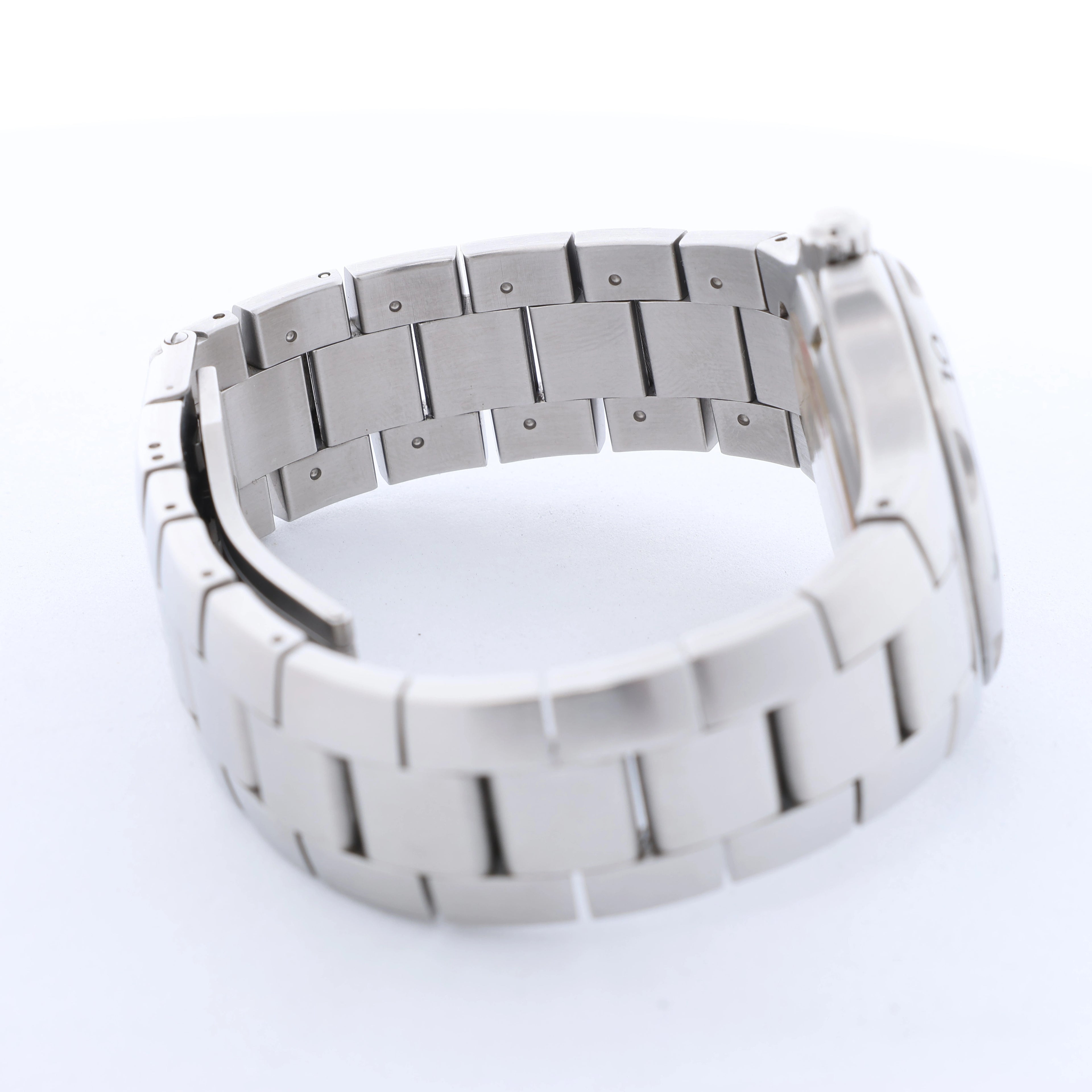 Reloj TAG Heuer Carrera Calibre 7 Twin time WAR2011.BA0723 WEC0228 SS AT con esfera plateada