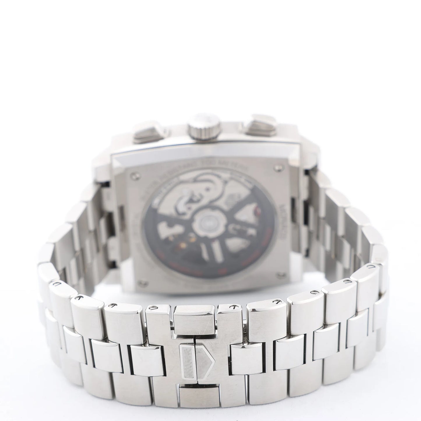 TAG Heuer Monaco Calibre Heuer 02 CBL2113.BA0644 WZS4878 SS AT Black Dial Watch