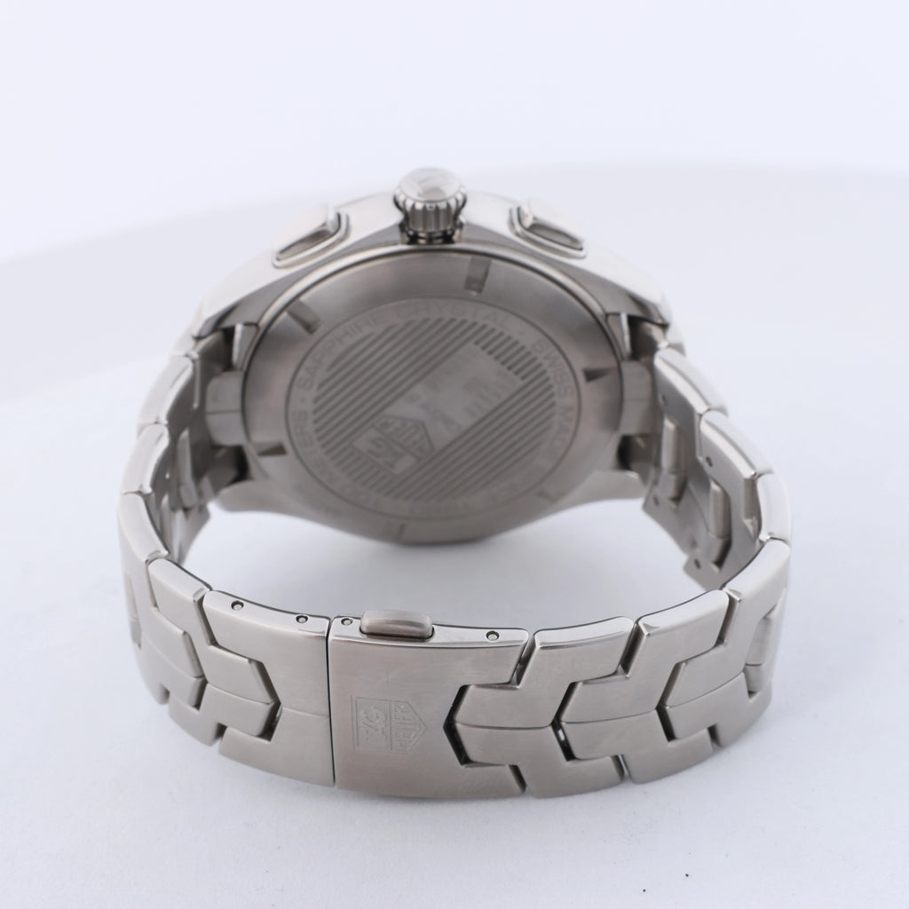 TAG Heuer link Caliber S Quartz Wristwatch, ref. CAT7010.BA0952 With Black Dial
