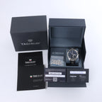 TAG Heuer link Caliber S Quartz Wristwatch, ref. CAT7010.BA0952 With Black Dial