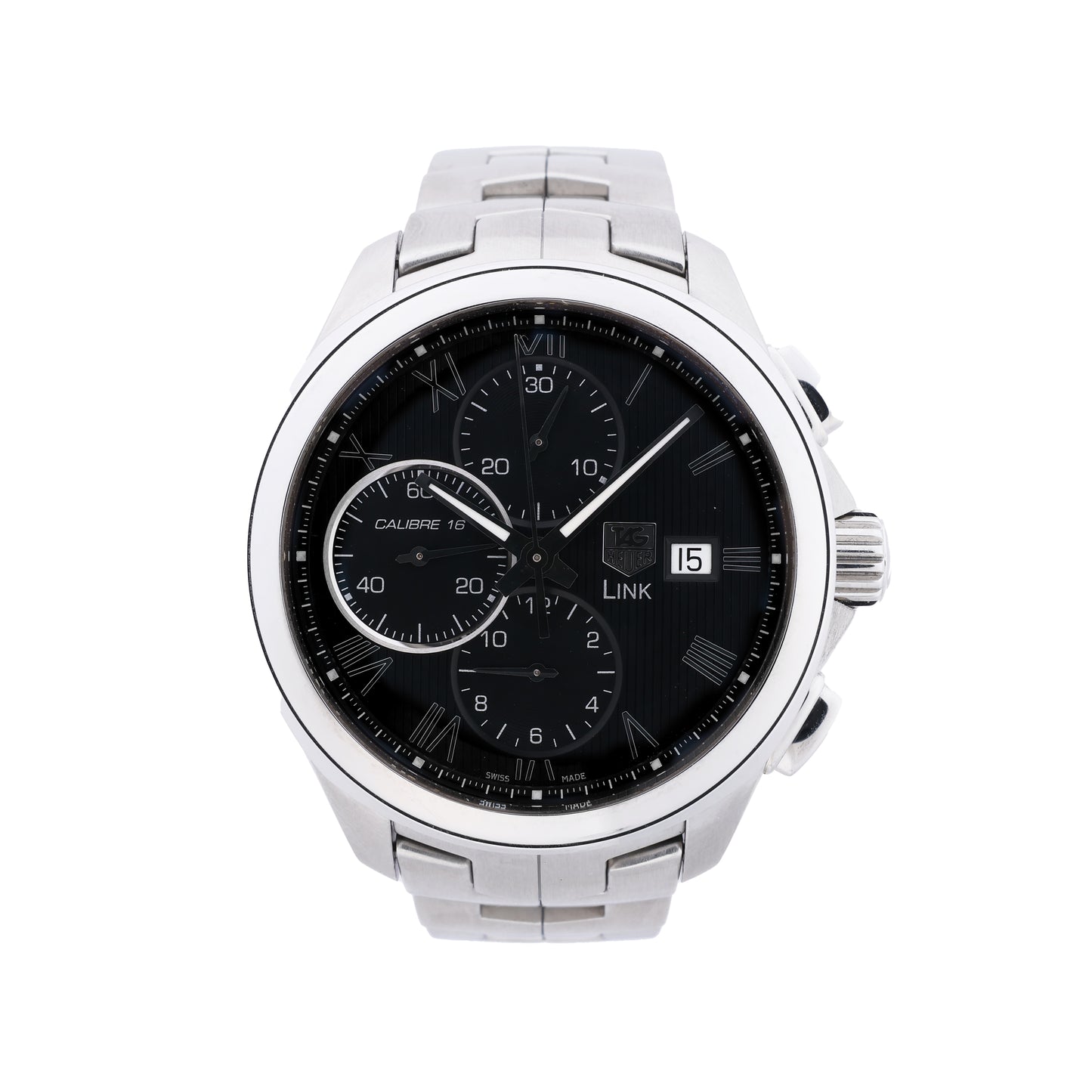 Montre TAG Heuer Link Calibre 16 CAT2012 RAV0551 SS AT cadran noir