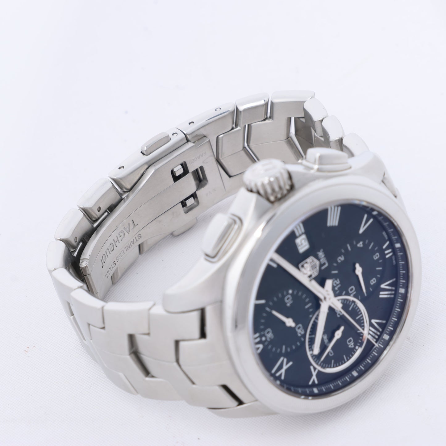 TAG Heuer Link Calibre 16 CAT2012 RAV0551 SS AT Black Dial Watch